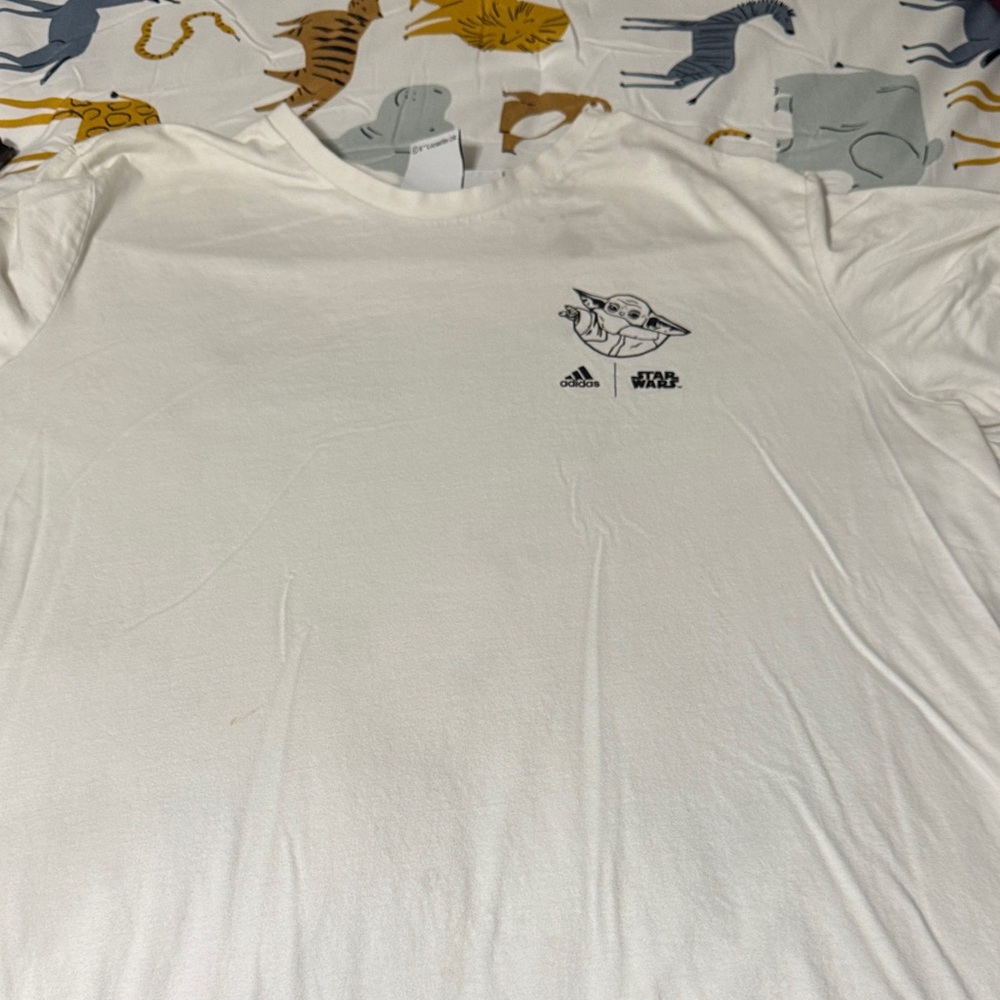 adidas White Star Wars Tee
